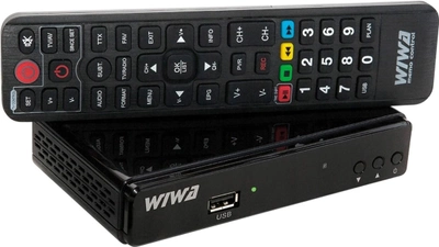 Цифровий тюнер наземного телебачення WIWA DVB-T/T2 H.265 LITE 2790Z (5907678819505)
