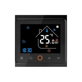Термостат з ZigBee управлінням Tervix Pro Line для газового/електричного котла, чорний