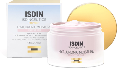 Krem do twarzy Isdin Isdinceutics Hyaluronic Moisture Sensitive Skin 50 g (8429420222984)