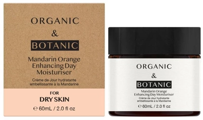 Krem do twarzy Organic & Botanic Mandarin Orange Enhancing Day Moisturiser 60 ml (5060881921226)