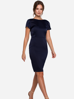 Sukienka ołówkowa damska Makover K041 XL Niebieska (5903068463372)