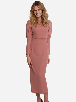 Sukienka ołówkowa damska Makover K079 M Różowa (5903068495380)