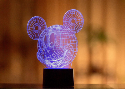Змінна картинка для нічника-світильника 3D "Міккі Маус" 3DTOYSLAMP 000261885