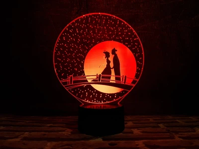 Змінна картинка для нічника-світильника 3D "Міст закоханих" 3DTOYSLAMP 000261731