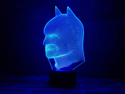 Змінна картинка для нічника-світильника 3D "Бетмен 2" 3DTOYSLAMP 000261649
