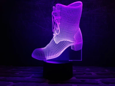 Змінна картинка для нічника-світильника 3D "Чобіт" 3DTOYSLAMP 000261671