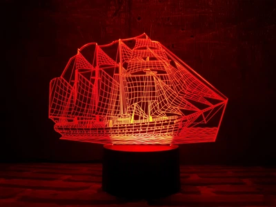Змінна картинка для нічника-світильника 3D "Корабель" 3DTOYSLAMP 000261779