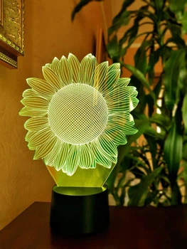 Змінна картинка для нічника-світильника 3D "Соняшник" 3DTOYSLAMP 000261878