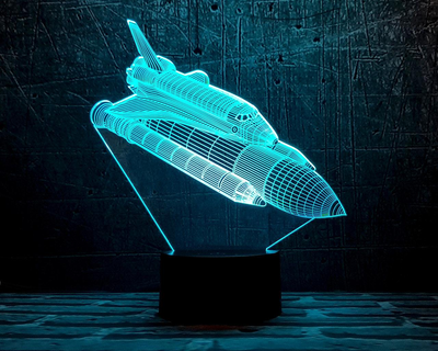 Змінна картинка для нічника-світильника 3D "Шатл" 3DTOYSLAMP 000261877