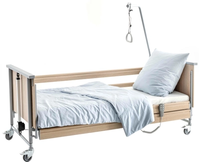 Кровать медицинская Hermann Domiflex 3 дуб сонома светлый с функцией тренделенбурга (251-A032)