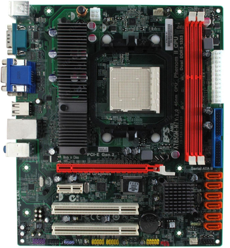 Материнська плата ECS A785GM-M7 (A785GM-M7) (sAM3, AMD 785G, Micro-ATX) Б/в