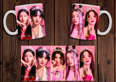 Кружка CupKit "(G)I-dle / Джи Айдл" №2 330мл белая