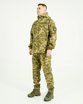 Костюм Горка НП камуфляжный Пиксель, куртка с капюшоном, ткань грета, 54