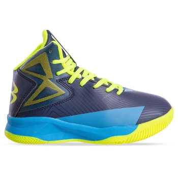 Баскетбольные кроссовки детские SP-Sport Heroe 1808-1 размер 32 Deep Blue-Neon Green