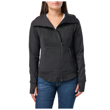 Куртка 5.11 Tactical Women's Crystal Hybrid Full Zip Jacket Black S (62129-019)