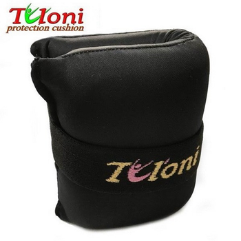 Подушка для розтяжки Tuloni 24 x 13 см Logo Black