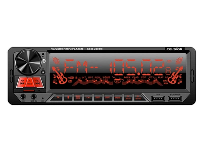 Автомагнитола MP3/SD/USB/FM бездисковый проигрыватель Celsior CSW-2305M