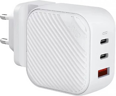 Мережевий зарядний пристрій UNIQ Verge Pro 66W Gan USB-C White (8886463675205)
