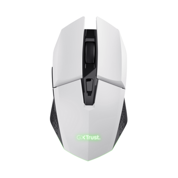 Игровая мышь компьютерная Trust GXT 110W Felox Wrls Game Mouse беспроводная Белый (25069)