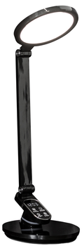 Настольная светодиодная лампа Mealux DL-410 Black 10W 530lm 3000-4000-6000K 220V (BL1235 Black)