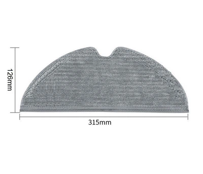 Салфетка (тряпочка) для робот-пылесоса Xiaomi Mi Robot Vacuum Mop 1С STYTJ01ZHM Mop 2 Pro+ EU Dreame F9 D9 Pro L10