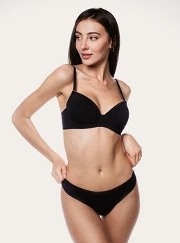 Бюстгальтер push-up на каркасах з формованою чашкою Luna L1501A0 Flox 80C Чорний '6908315016980