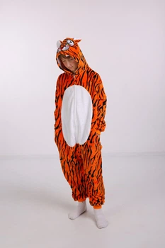 Піжама Кігурумі для чоловіків Kigurumi Тигр Помаранчевий XL 175-185 см (1028/1)