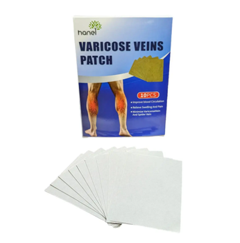 Пластырь от варикоза от боли и отеков в ногах Varicose Veins Patch 10шт/1уп (KG-10162)