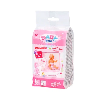 Подгузники для куклы Baby born 5шт