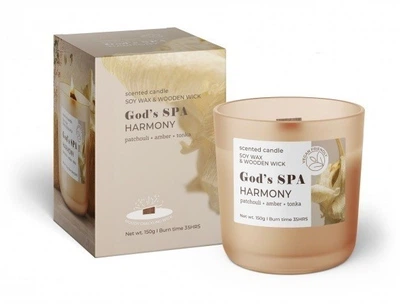 Свічка ароматизована в склі Bartek Candles Божественне СПА Гармонія 150г.