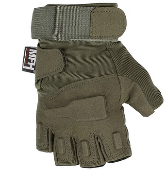 Тактичні безпалі рукавички MFH Defence Olive XXL