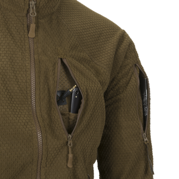 Кофта флісова Helikon-Tex Alpha Tactical фліс Coyote XXL