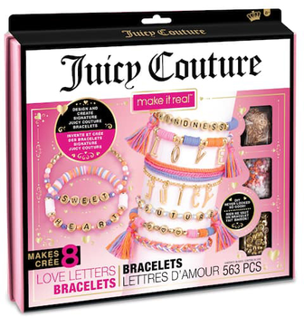 Zestaw do tworzenia bransoletek Make It Real Juicy Couture Love Letters (695929044121)