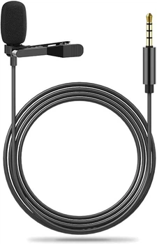 Петличный микрофон Dynamode MIC12 интерфейс 3.5 мм mini-jack (DM-MIC12)