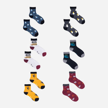 Zestaw skarpetek dla dzieci YOCLUB 6Pack Socks SKA-0037C-AA00 35-38 6 par Multicolour (5907617908512)