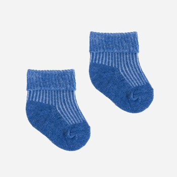 Zestaw skarpetek dla dzieci YOCLUB 3Pack Boy's Turn Cuff Sock SKA-0009U-0000-004 0-3 3 pary Blue (5904921626224)