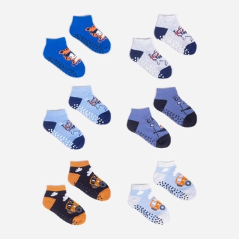 Набір шкарпеток дитячий YOCLUB 6Pack Boy's Ankle Socks SKS-0089C-AA0A-002 20-22 6 пар Multicolour (5904921626613)