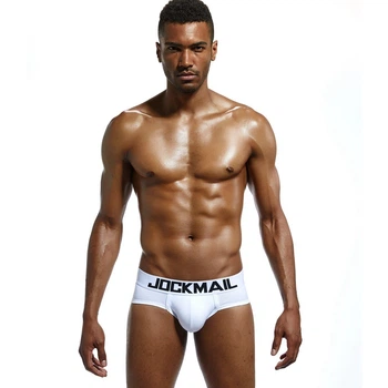 Однотонное мужское бельё Jockmail JM027 XL Белый
