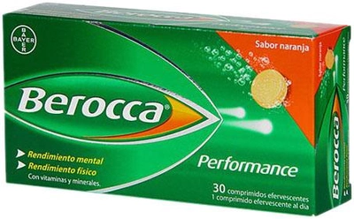 Kompleks witamin Berocca Performance 30 effervescent tablets Orange (8470001716835)