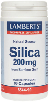 Suplementacja mineralna diety Lamberts Silica 200 Mg 90 caps (5055148400262)