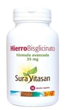 Вітамінно-мінеральний комплекс Sura Vitasan Hierro Bisglicinato 30 капсул (628747120364)