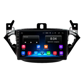 Штатная магнитола Lesko для Opel Corsa E 2014-2019 экран 9" 2/32Gb Wi-Fi GPS Base Корса