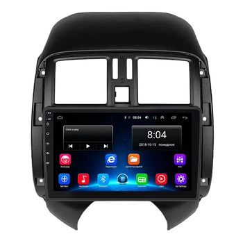 Штатная магнитола Lesko для Nissan Versa II Рестайлинг 2014-2019 экран 9" 2/32Gb Wi-Fi GPS Base Ниссан Верса