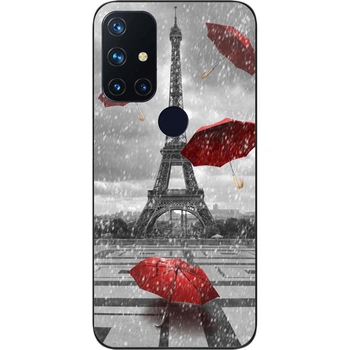 Бампер силиконовый чехол SMTT для OnePlus Nord N10 5G с картинкой Париж