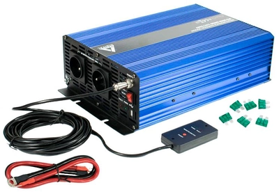 Przetwornica samochodowa AZO Digital IPS-3000S SINUS 3000W czysta sinusoida 12-230V DC-AC (5903332566150)