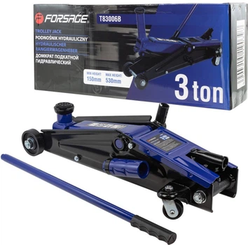 Домкрат подкатный Forsage 3 т 150-530 мм быстрый подъем (F-T83006B)
