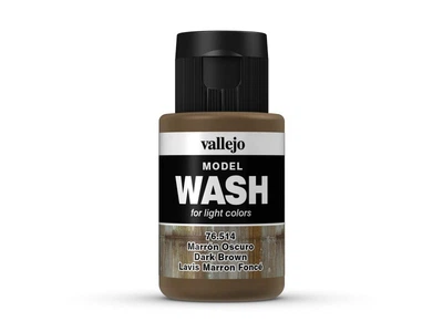 Змивка Темно-коричнева (Dark Brown) - Model wash 35 мл. Vallejo (76514)