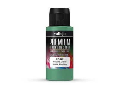 Фарба Зелена металік (metalllic green) Premium color 60 мл. Vallejo (62047)