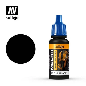 Змивка Чорна (Black) Mecha color 17 мл. Vallejo (69518)