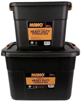 Набор ящиков Mano с крышкой 20 л + 42 л (NB-2042)